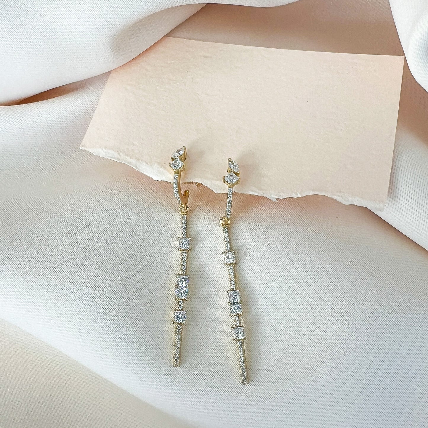 Gold Bridal Earrings