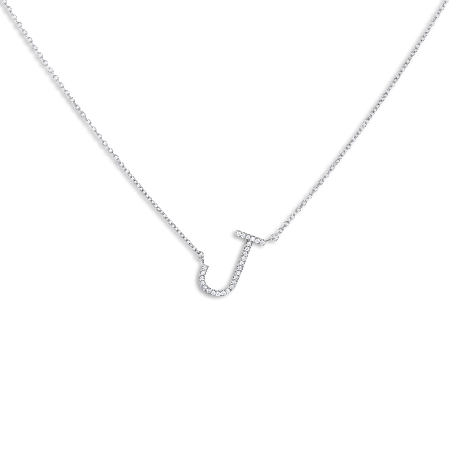 Letter J Initial Necklace from Alexandra Marks Jewelry
