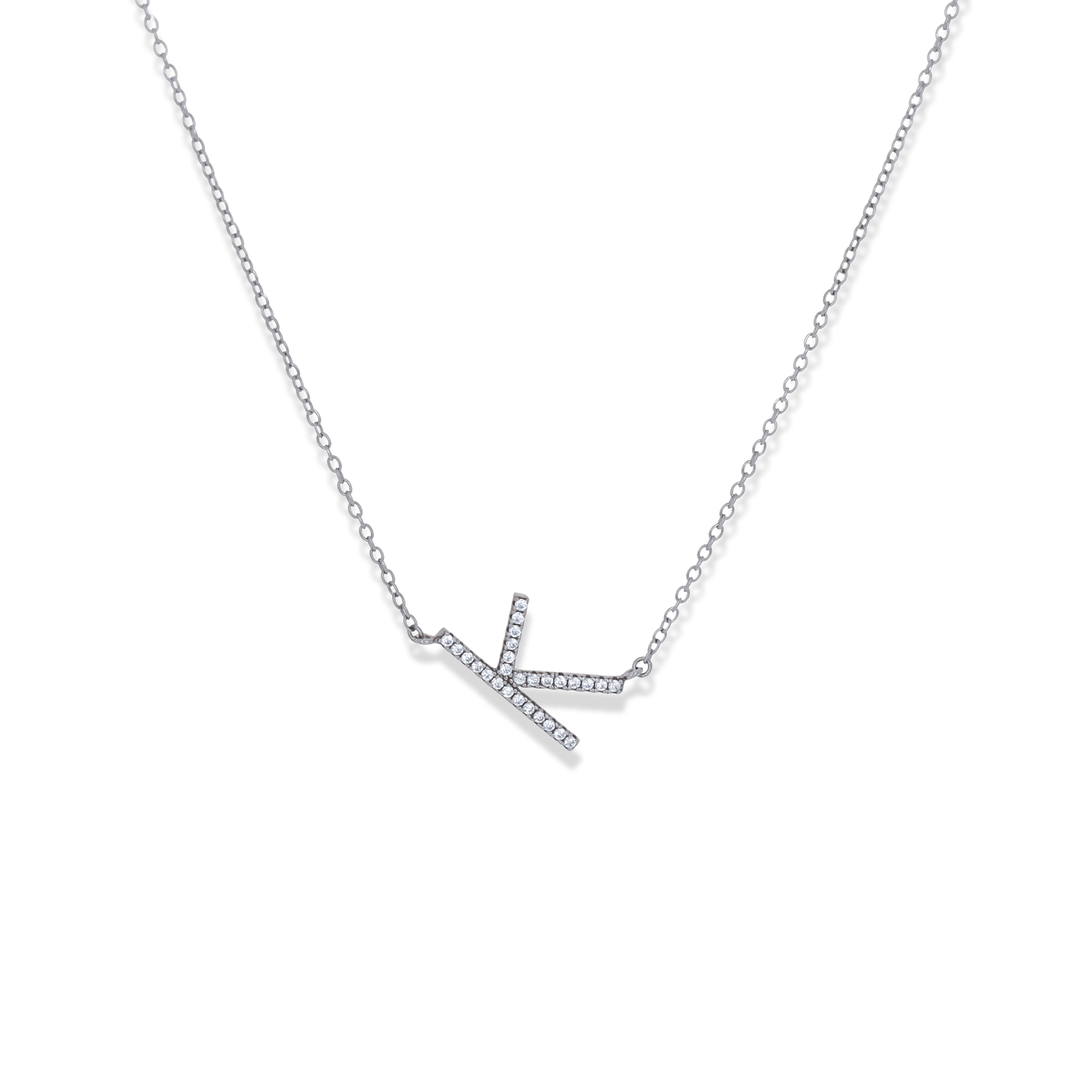 Letter K Initial Necklace | Alexandra Marks Jewelry