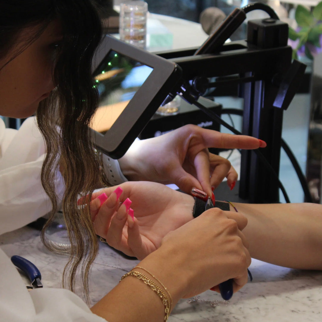 Chicago Permanent Bracelets from Alexandra Marks Jewelry, the #1 Permanent Jewelry Store