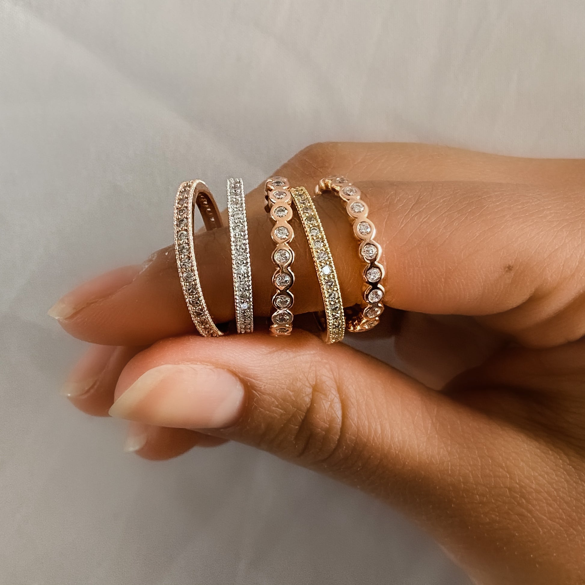 Simple Rose Gold Stacking Ring