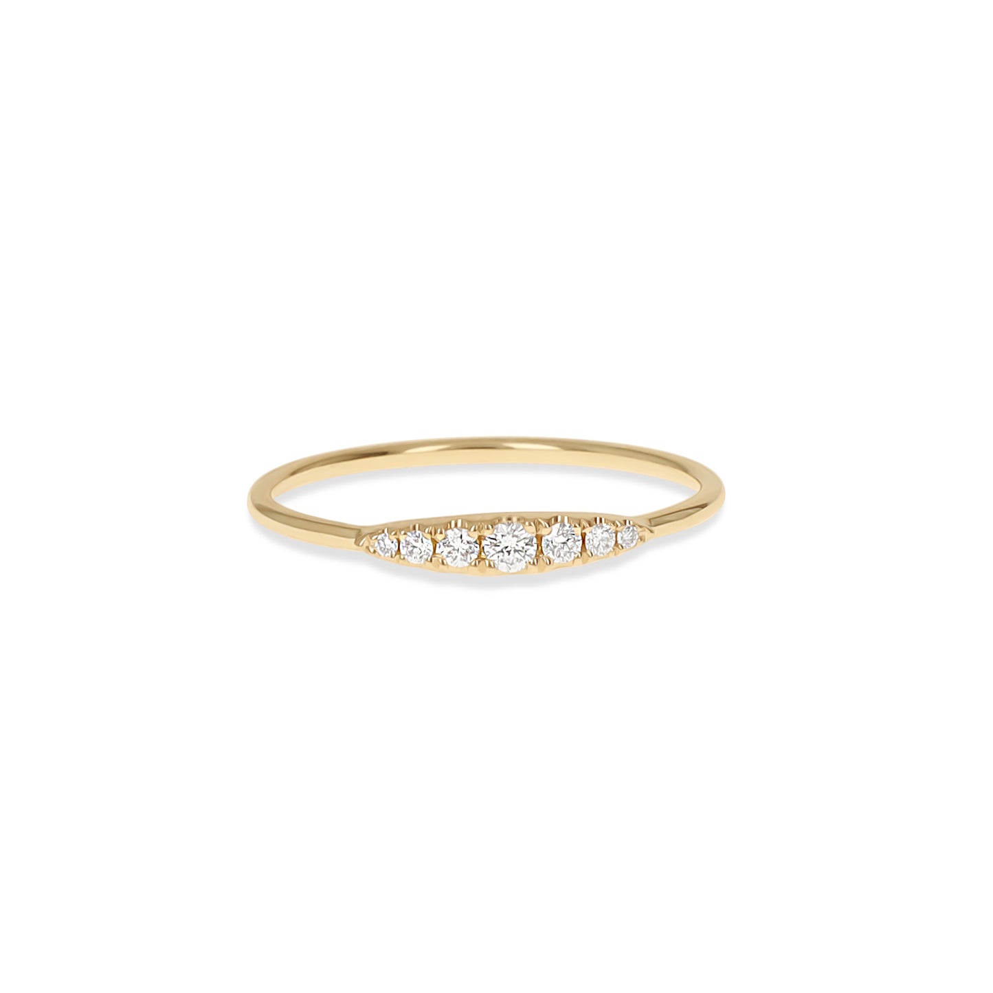 Graduated Diamond Bar Ring | Alexandra Marks Jewelry