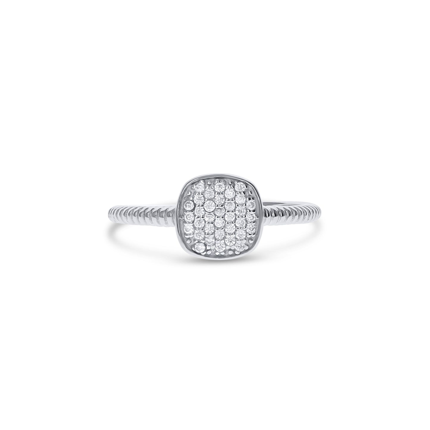 Twisted Silver Statement Ring - Alexandra Marks