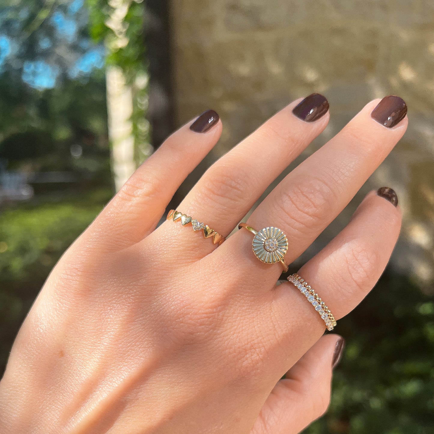 Heart Eternity Band Ring from Alexandra Marks Jewelry