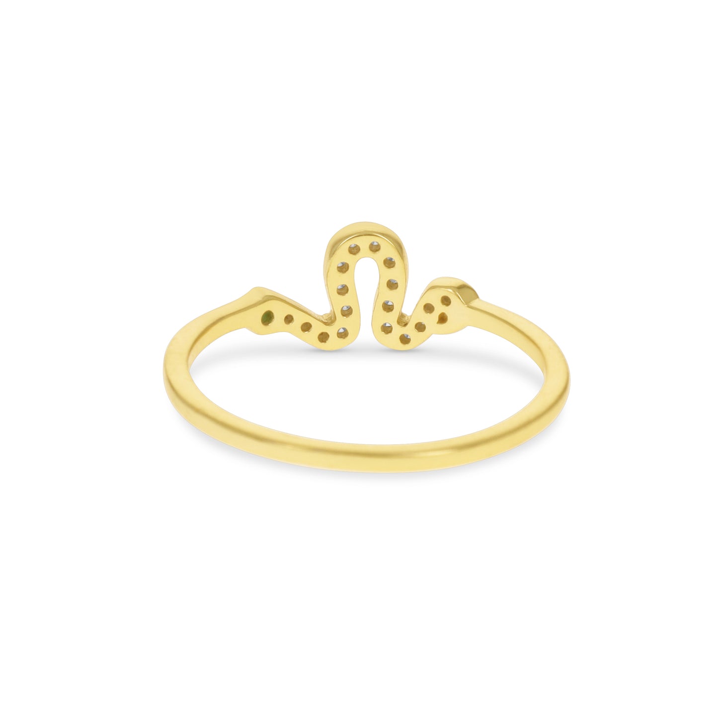 Dainty Gold Snake Ring