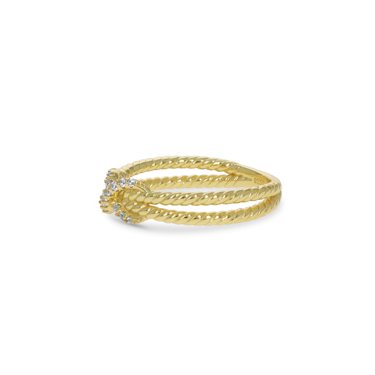 Gold Knot Ring from Alexandra Marks