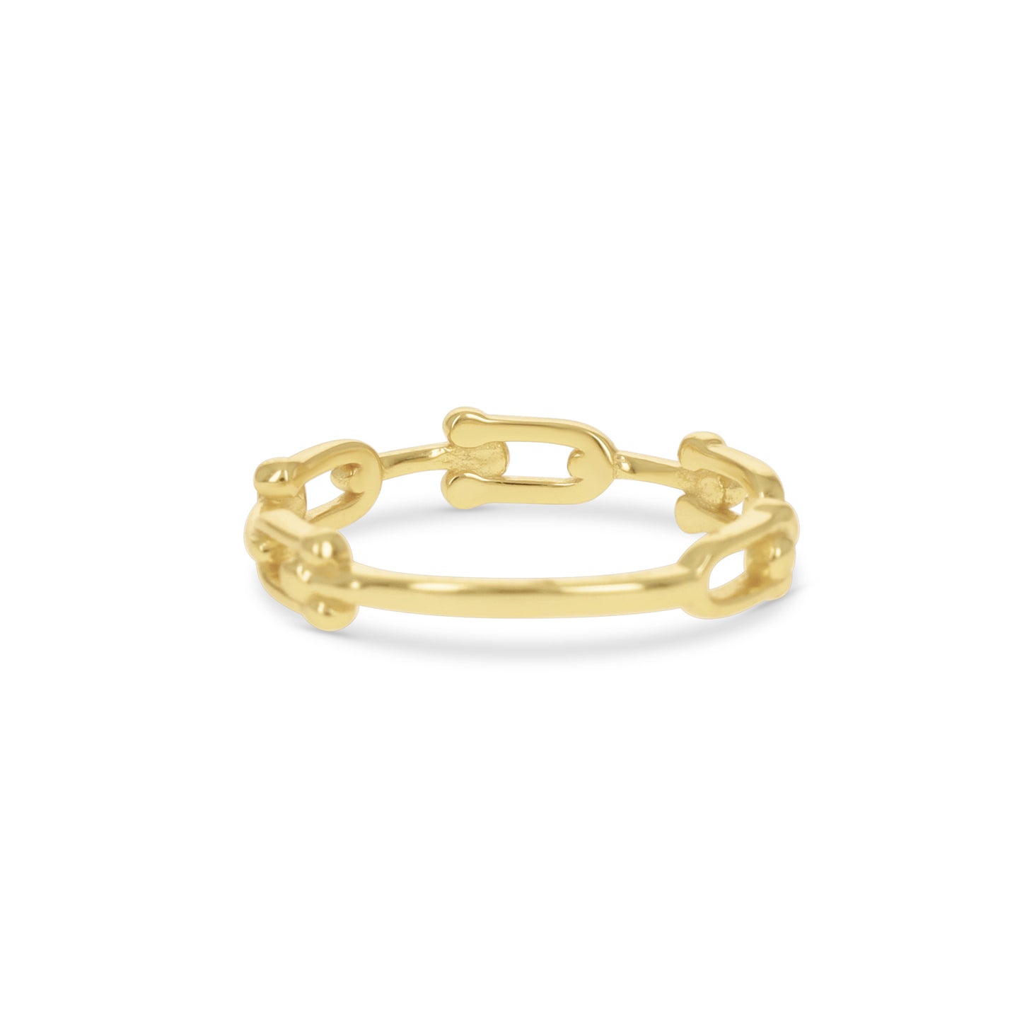 Hardware Link Ring in Gold