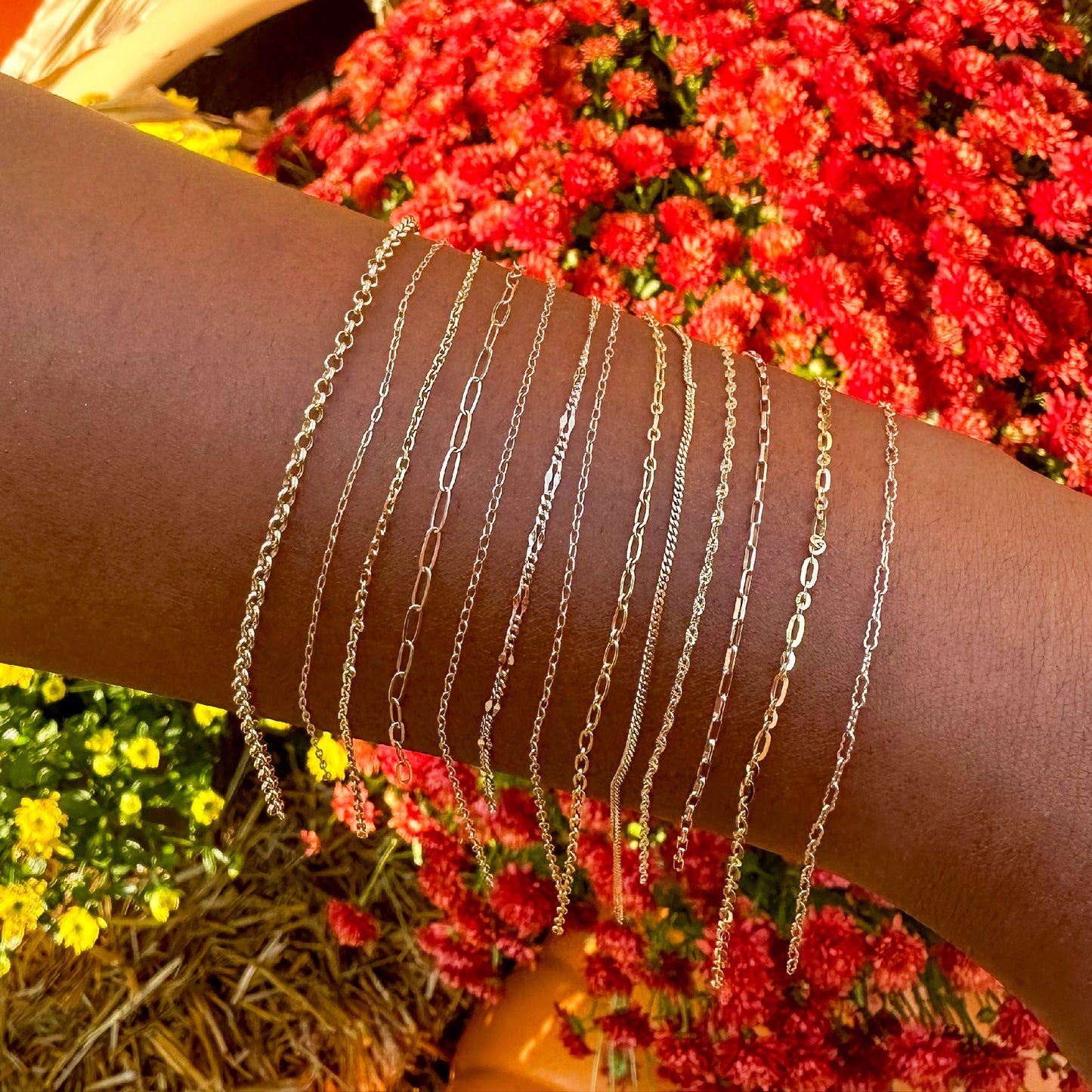 Permanent Jewelry in 14k Yellow Gold From Alexandra Marks Jewelry