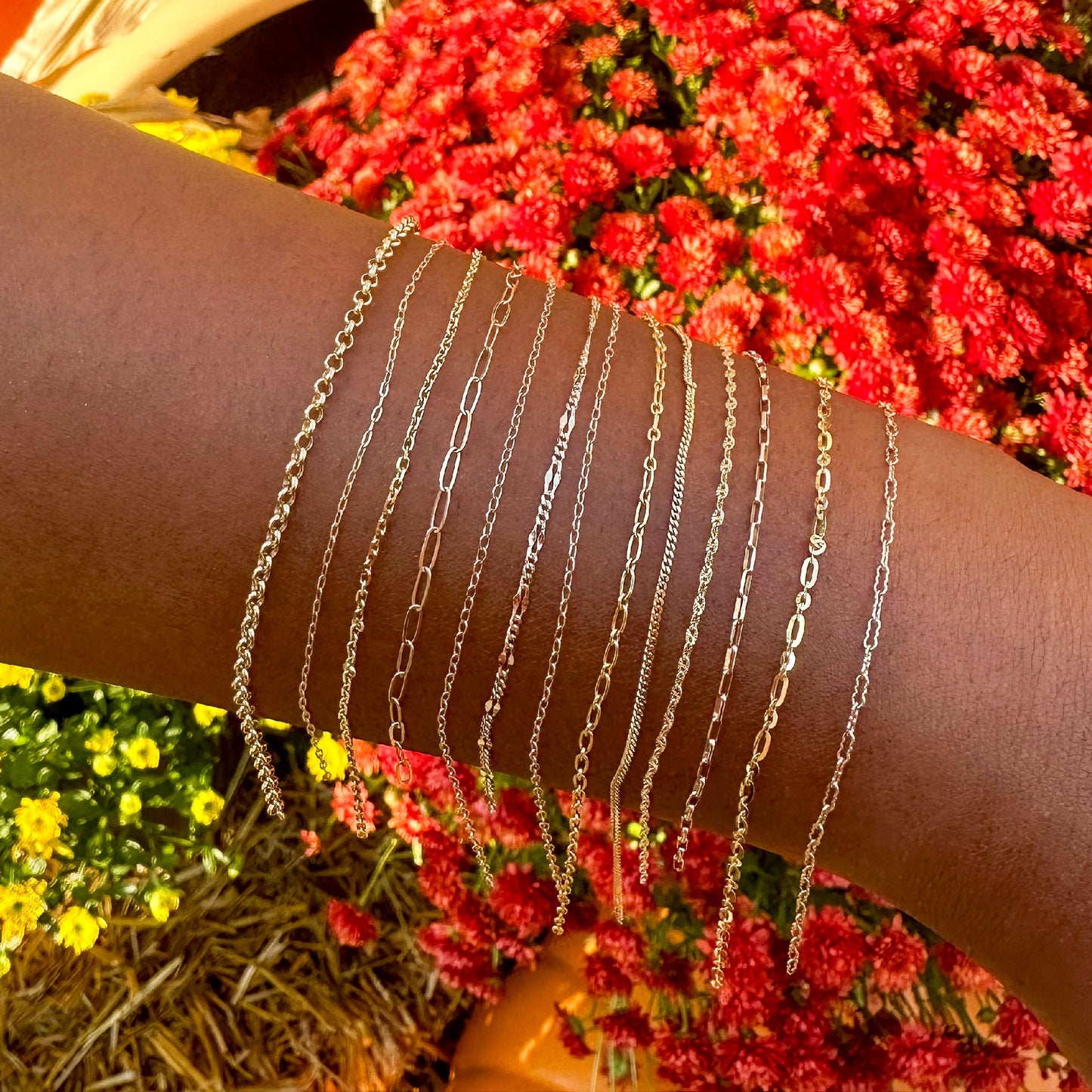 Permanent Jewelry in 14k Yellow Gold From Alexandra Marks Jewelry
