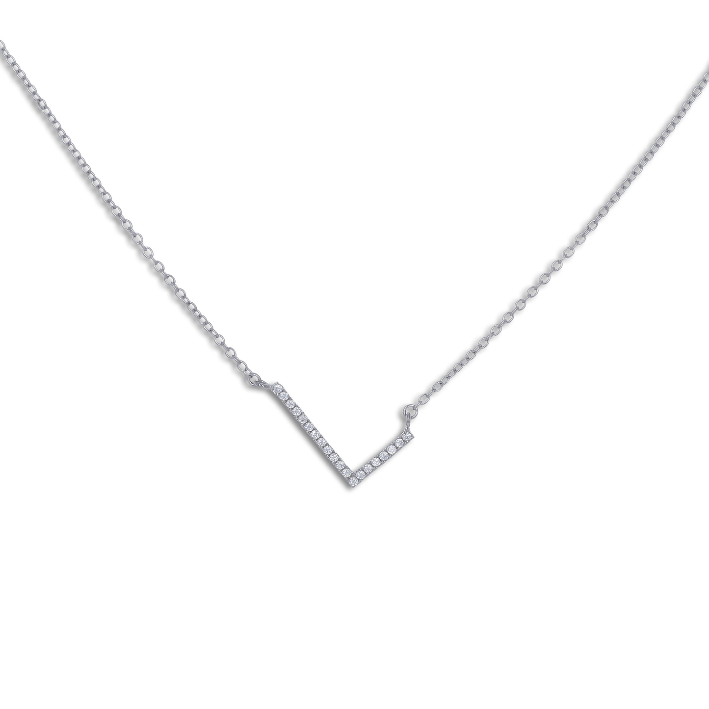 Diamond Letter L Initial Necklace | Alexandra Marks Jewelry