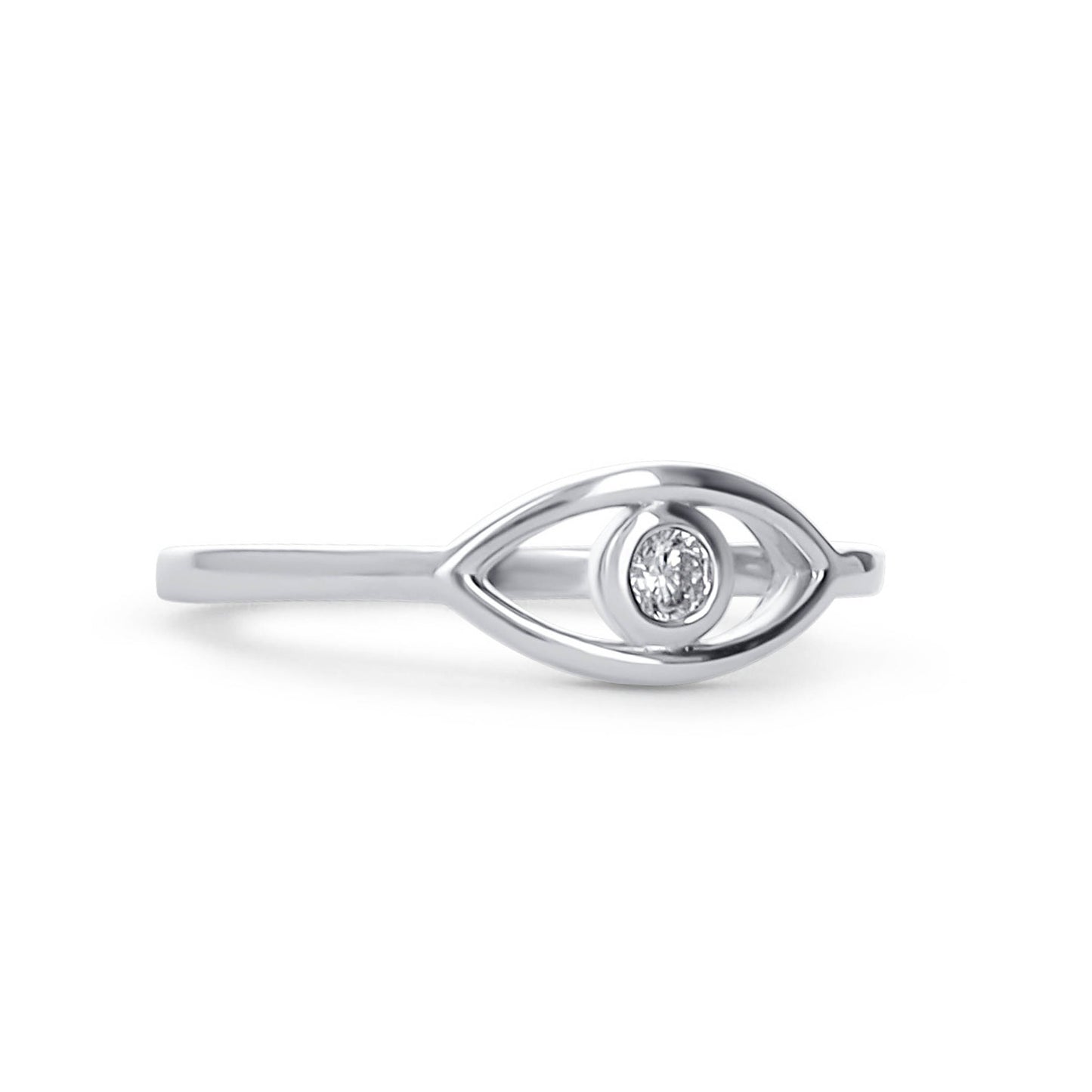 Sterling Silver Lucky Eye Ring