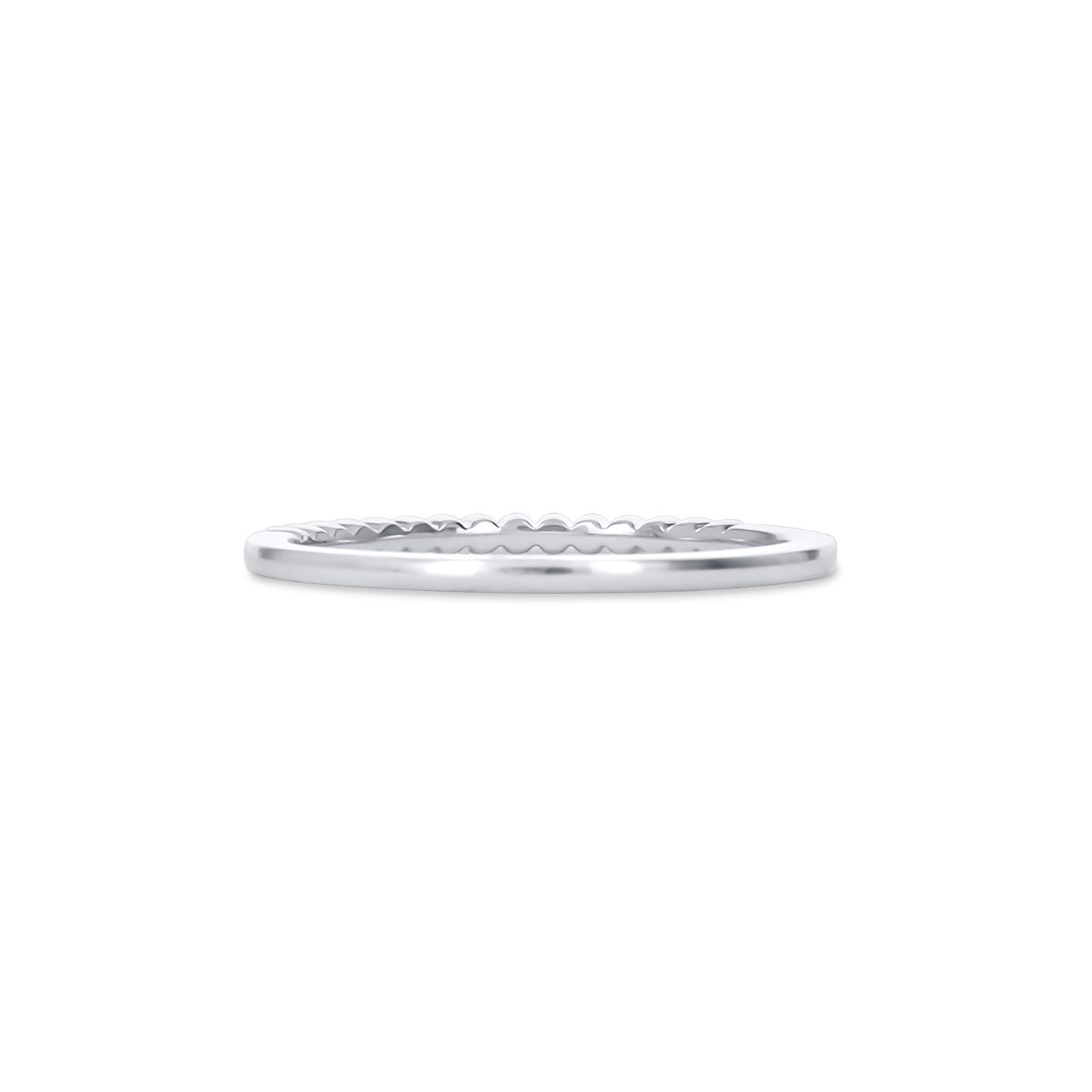 Thin White Gold Minimalist Ring