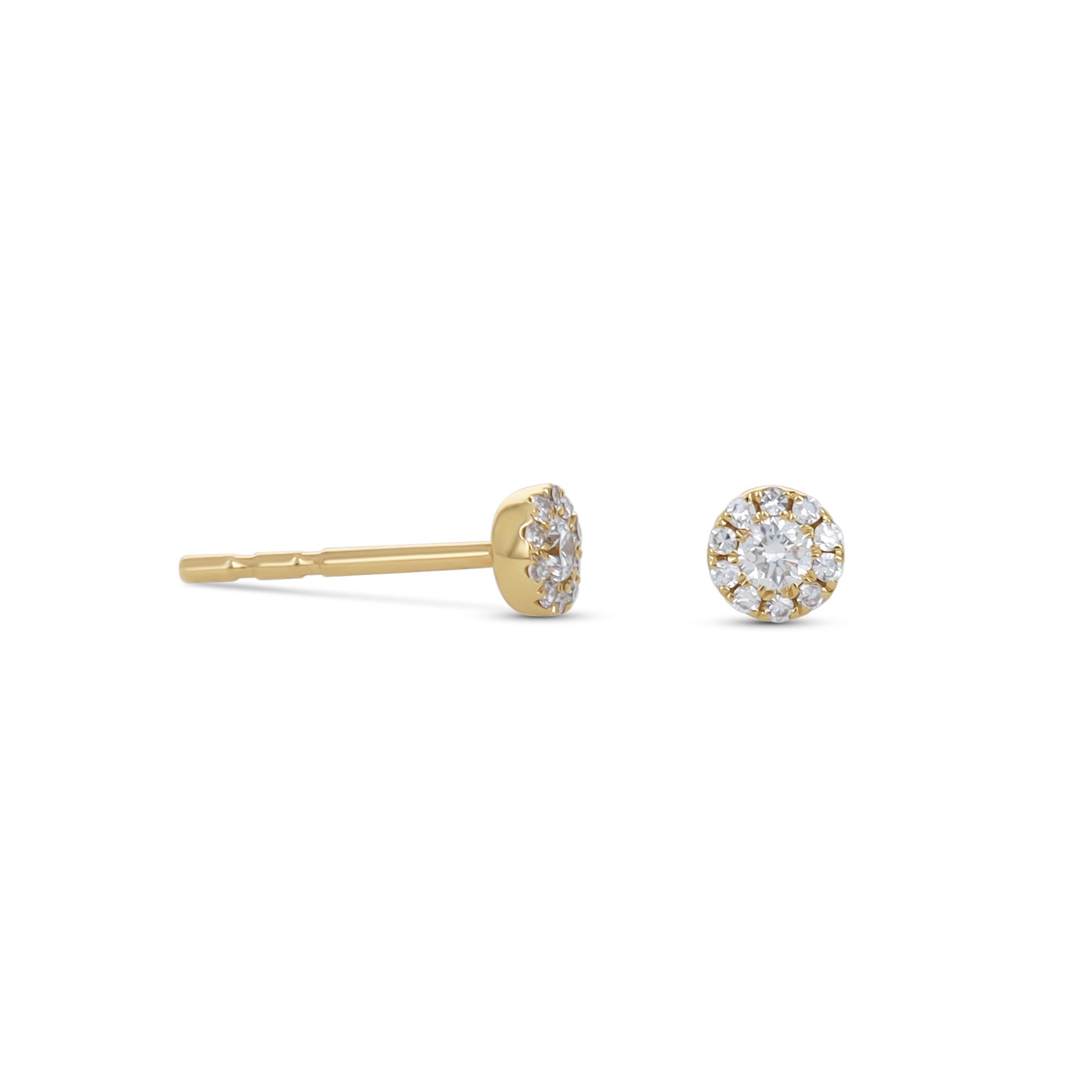 Tiny Diamond Stud Earrings from Alexandra Marks