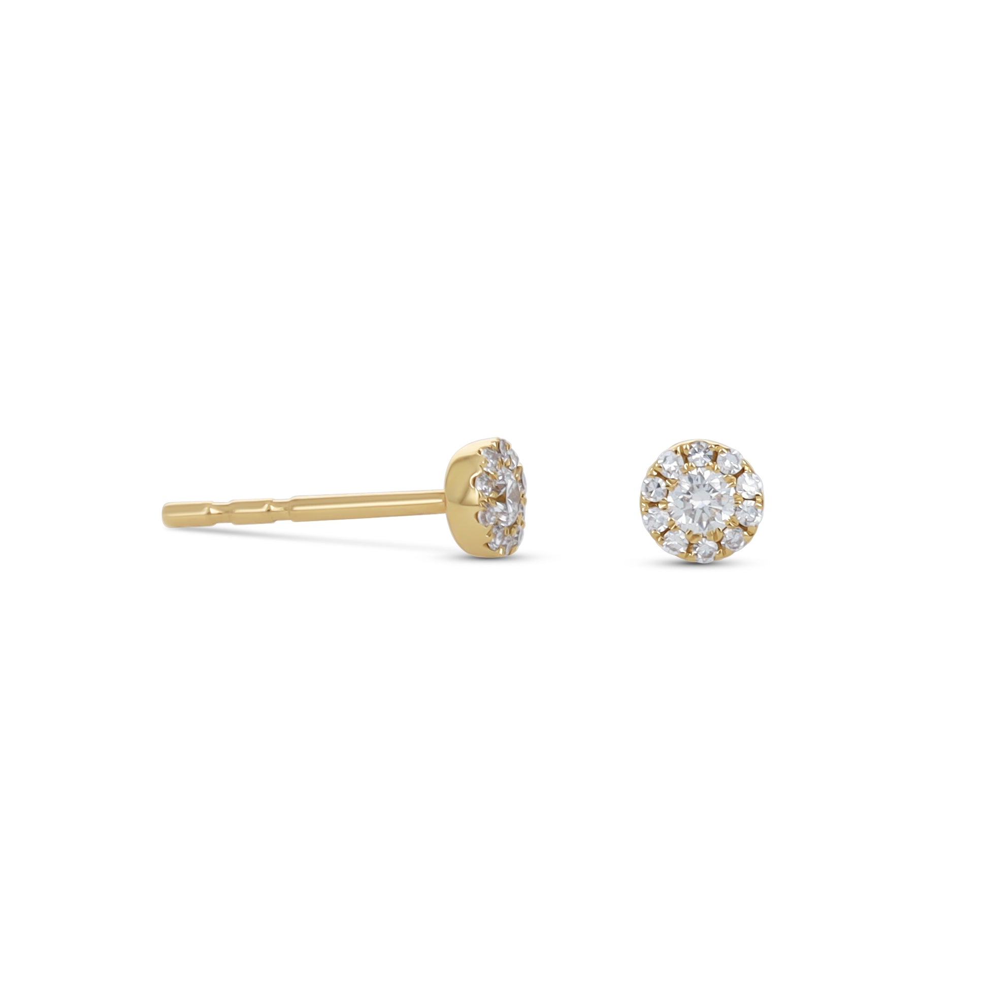 Tiny Diamond Stud Earrings from Alexandra Marks