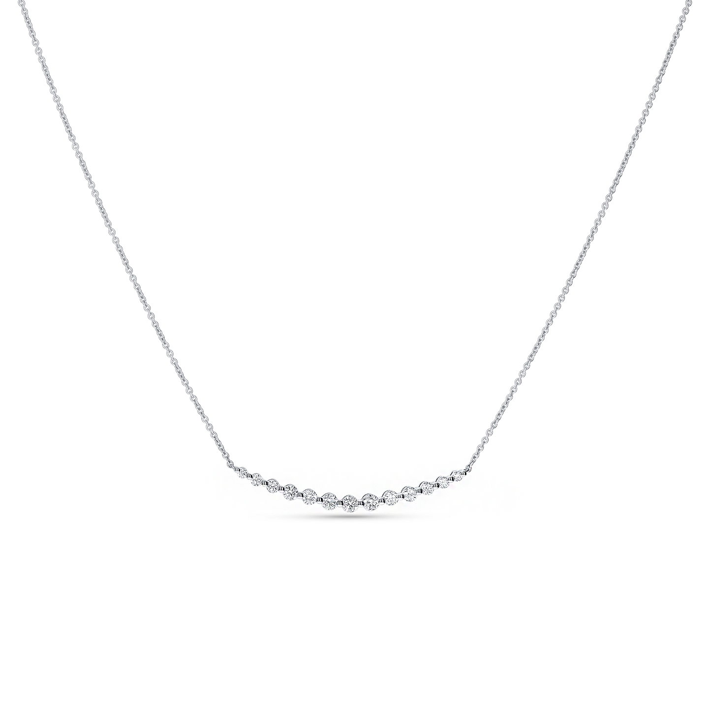 Dainty Diamond Bar Necklace from Alexandra Marks Jewelry
