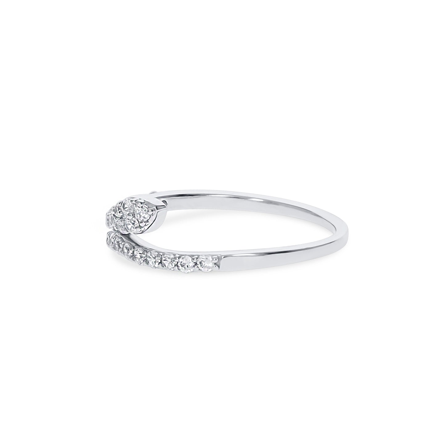 Dainty Snake Ring in Silver