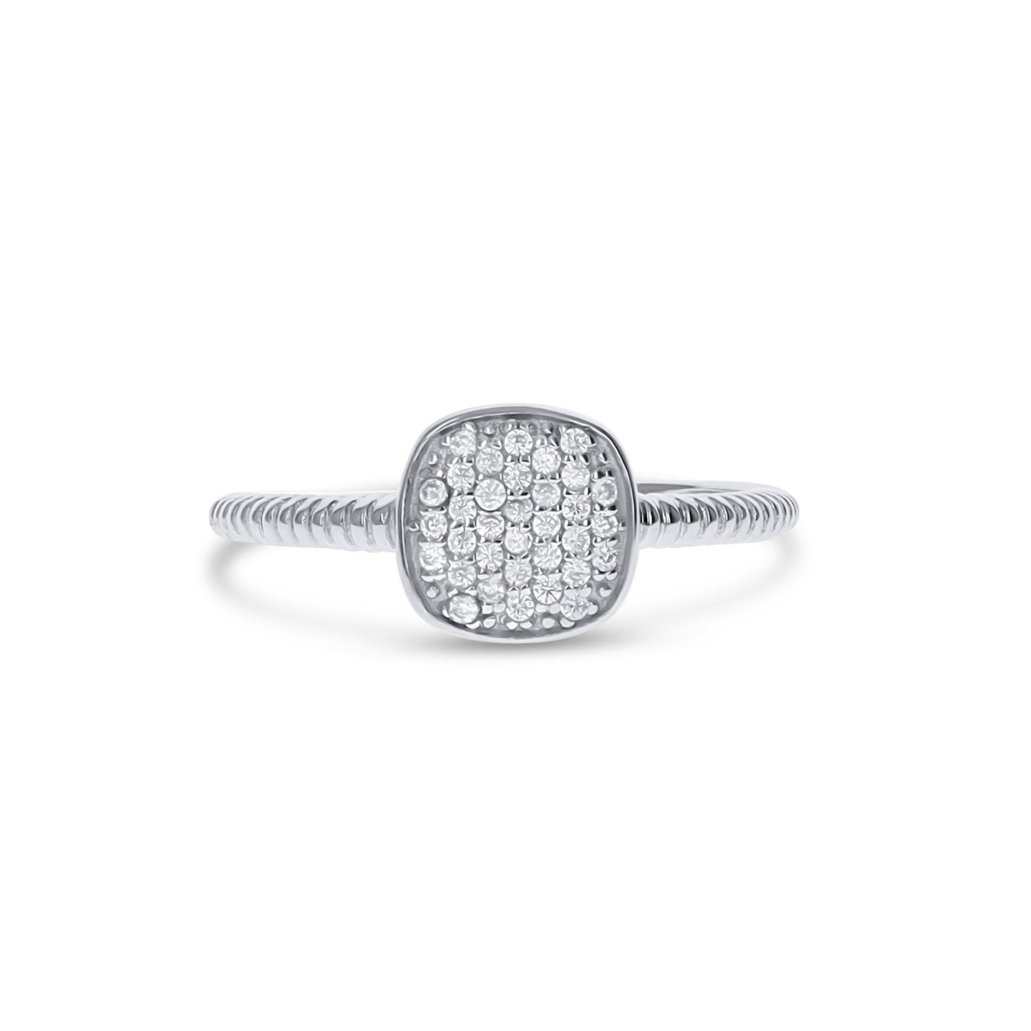 Square Statement Silver Ring - Alexandra Marks Jewelry