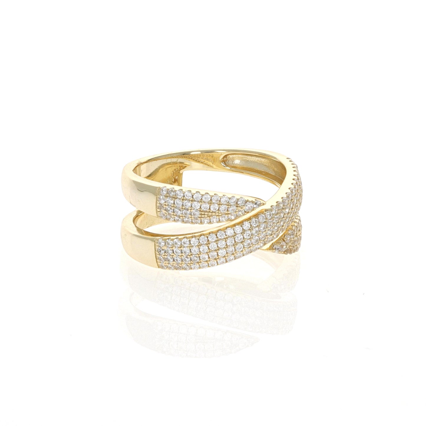 Gold Pointed Coil Ring