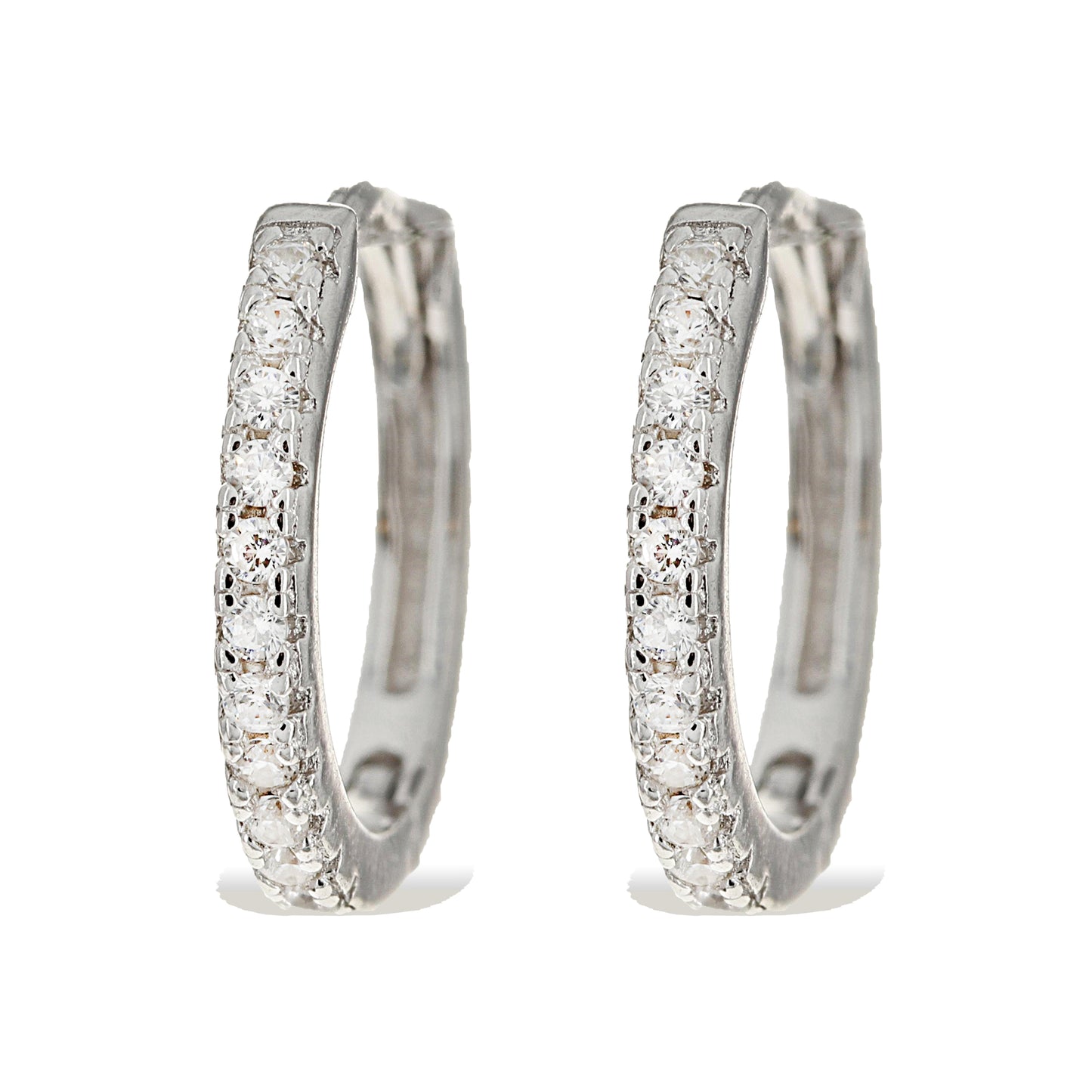 Mini Small Silver Huggie Hoop Earrings - Alexandra Marks Jewelry