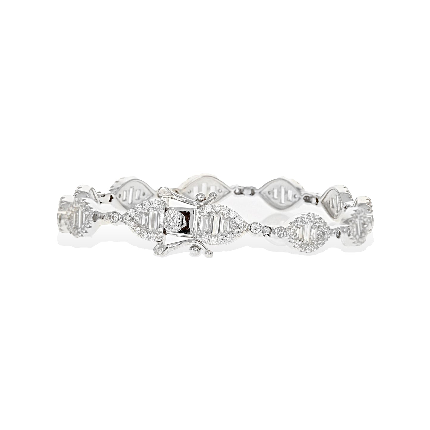 Secured by a special push button safety clasp, Alexandra Marks Jewelry
