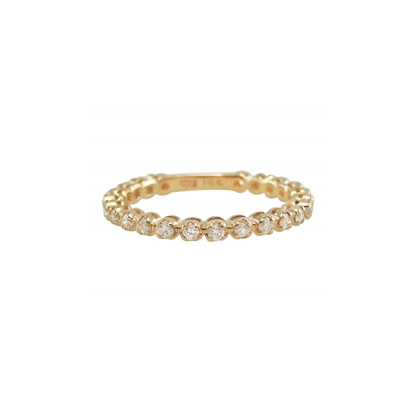 1/2ctw Diamond Eternity Ring in 14k Yellow Gold from Alexandra Marks Jewelry