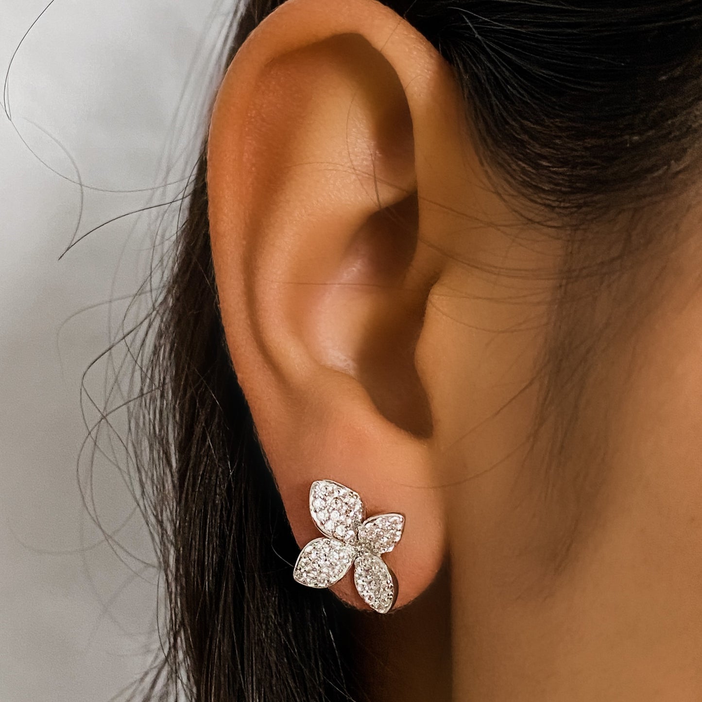 Elegant Bridal Statement Stud Earrings