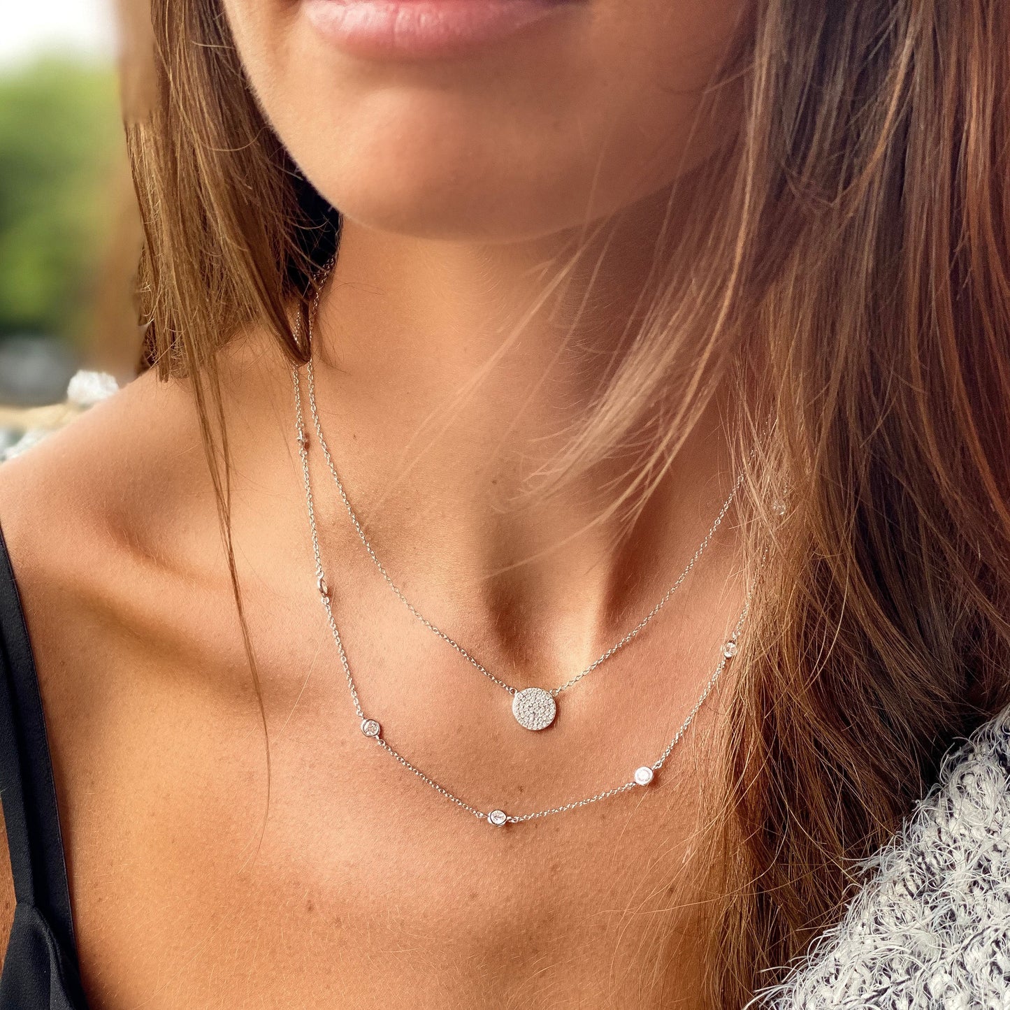 Large Disc Necklace