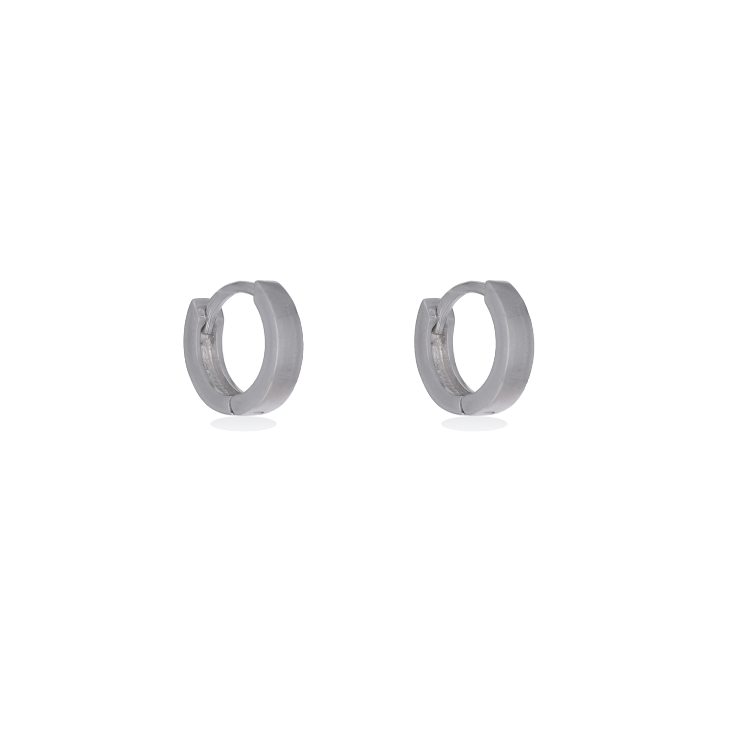 Modern Plain Silver Small Hoop Earrings | Alexandra Marks Jewelry