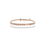 Alexandra Marks | Rose Gold Square Adjustable Bracelet