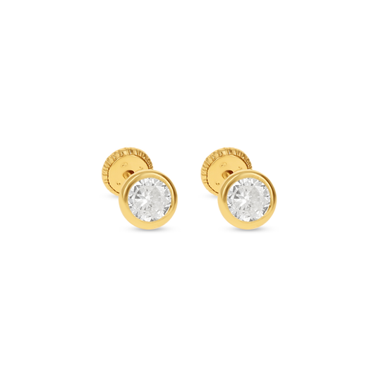 14kt Gold Stud Earrings | Alexandra Marks Jewelry