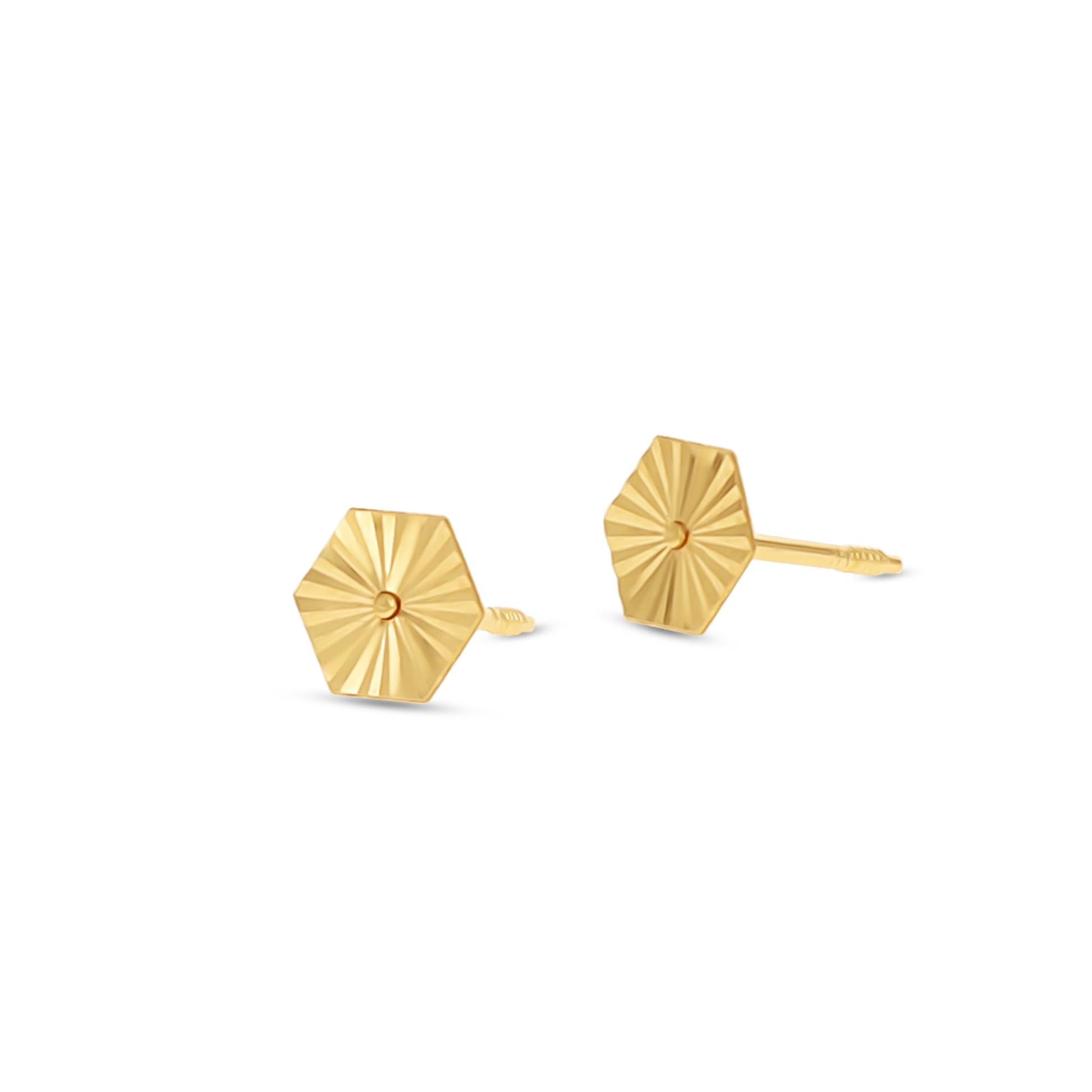 14K Gold Stud Earrings | Alexandra Marks Jewelry