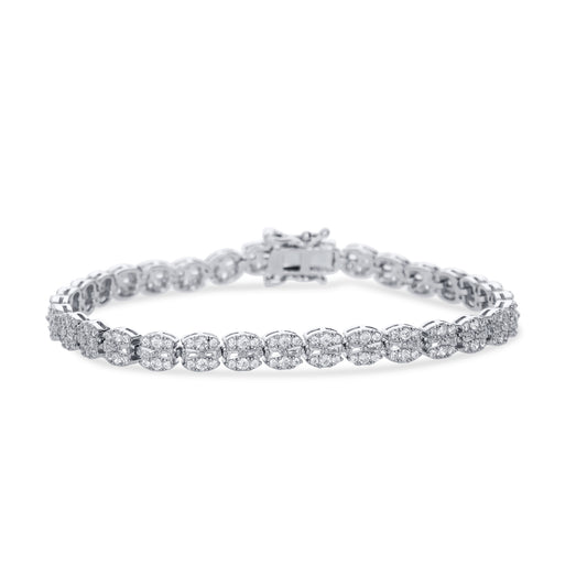 Bridal Bouquet Tennis Bracelet - Alexandra Marks Jewelry