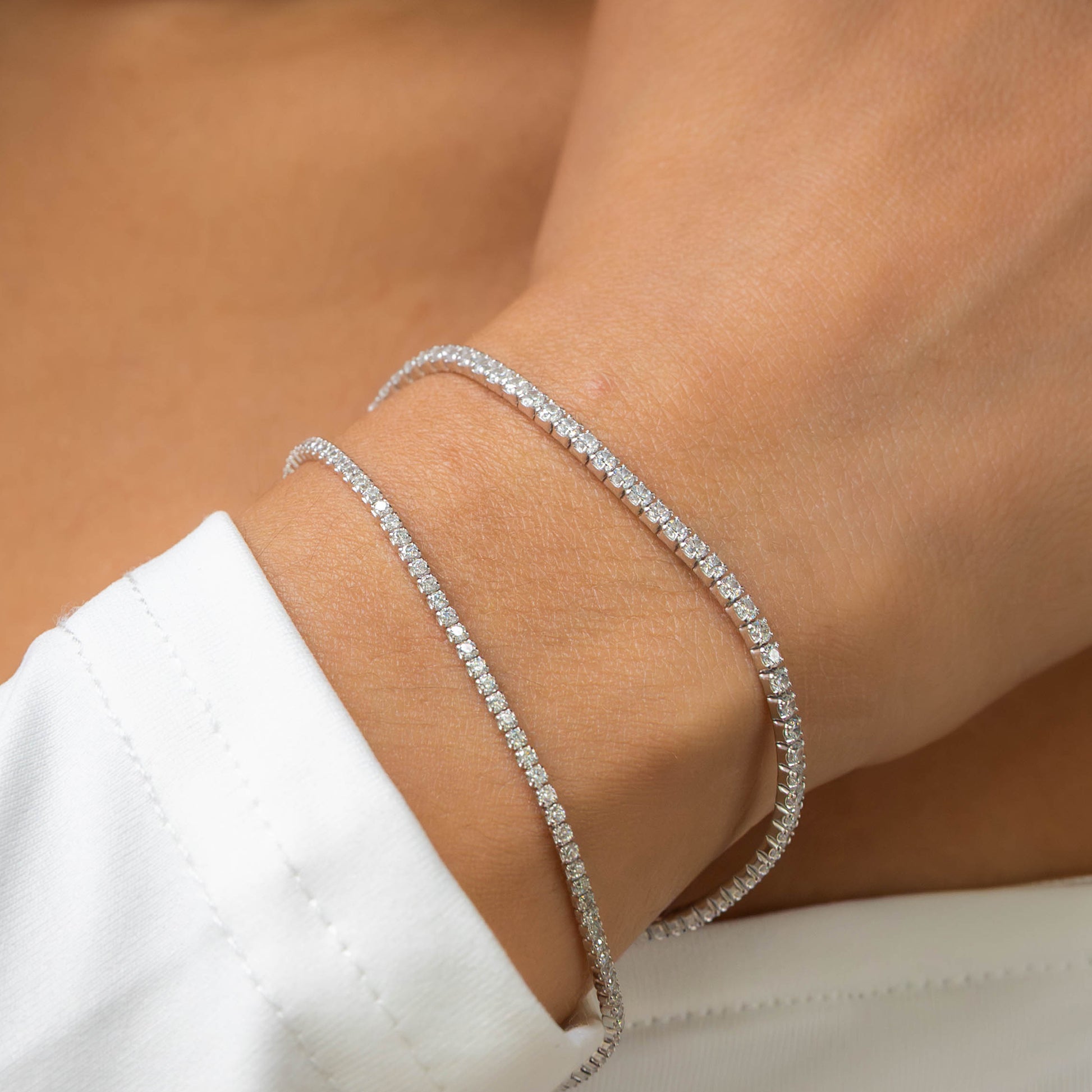 Classic CZ Tennis Bracelets from Alexandra Marks Jewelry
