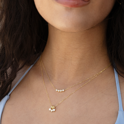Triple Charm Necklace