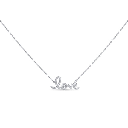 Love Necklace in Silver from Alexandra Marks Jewelry