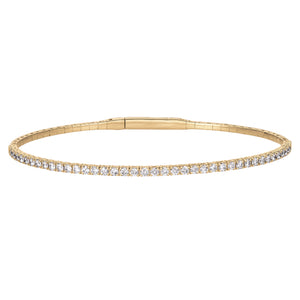 
            
                Load image into Gallery viewer, 1ctw Diamond Tennis Bracelet in 14k Yellow Gold from Alexandra Marks Jewelry
            
        