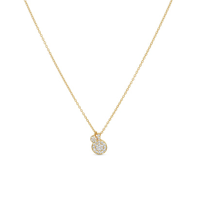 Gold Disc Charm Necklace from Alexandra Marks Jewelry