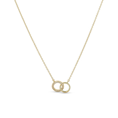 Interlocking Gold Circle Necklace - Alexandra Marks Jewelry