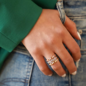 Modern Diamond Statement Ring from Alexandra Marks Jewelry