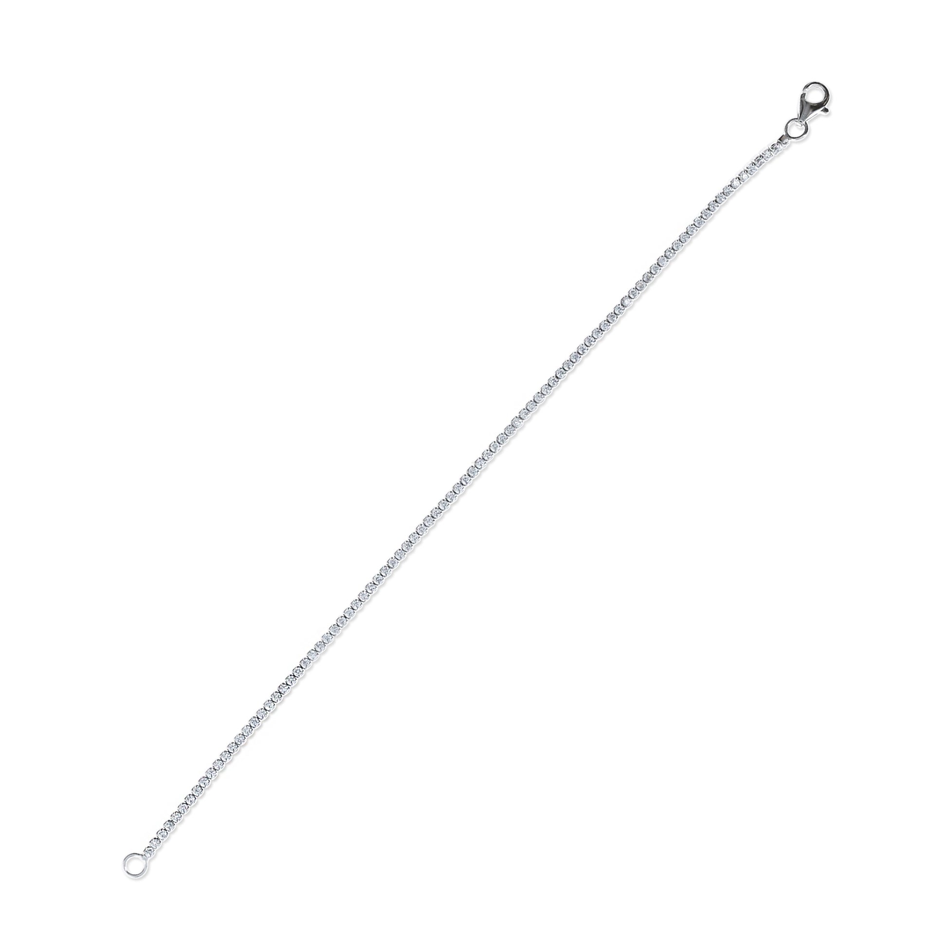 Extra Thin CZ Tennis Bracelet