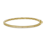 Gold Beaded Layered Bangle Bracelet | Alexandra Marks Jewelry