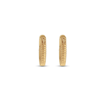 Solid 14kt Gold Hoop Earrings