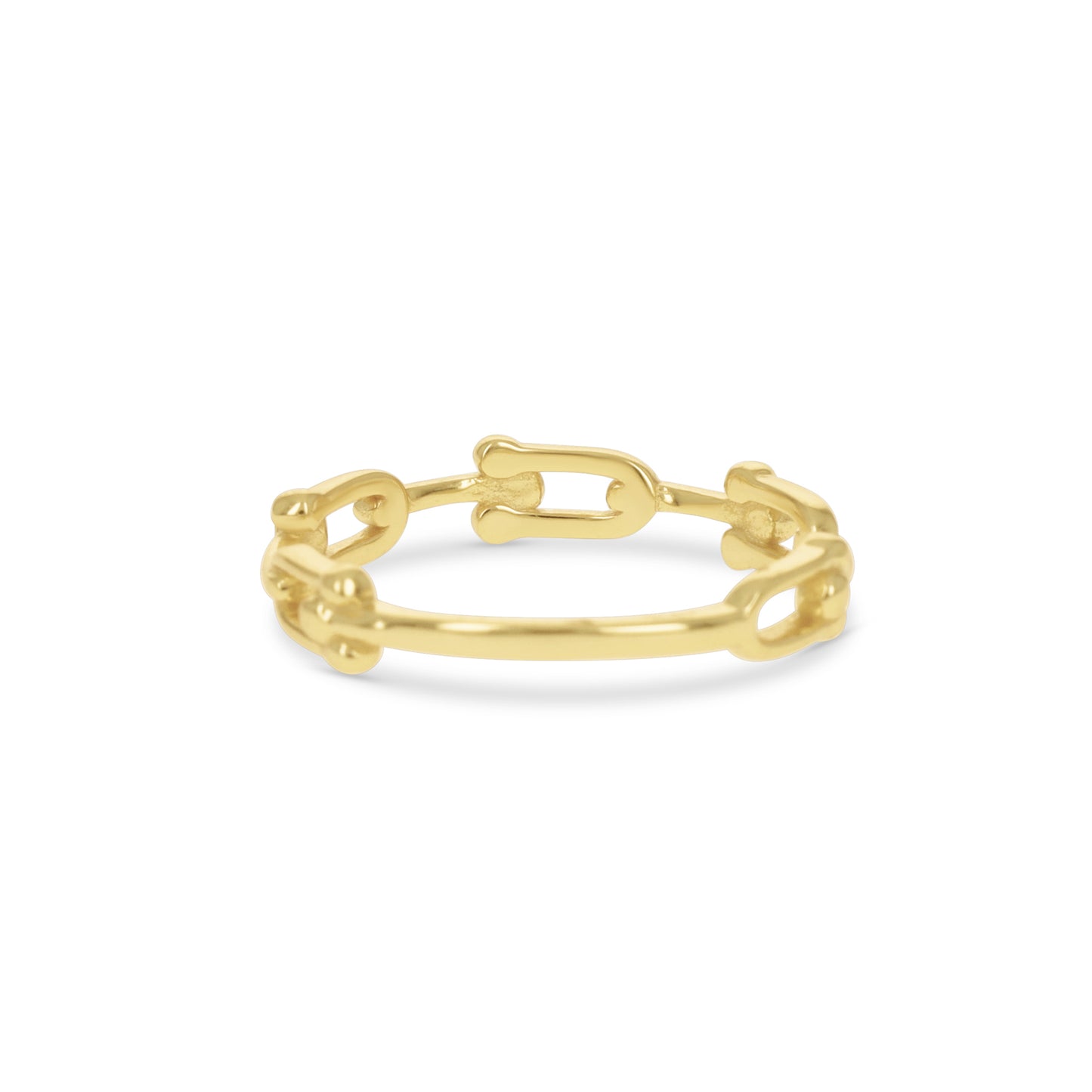 Hardware Link Ring in Gold 