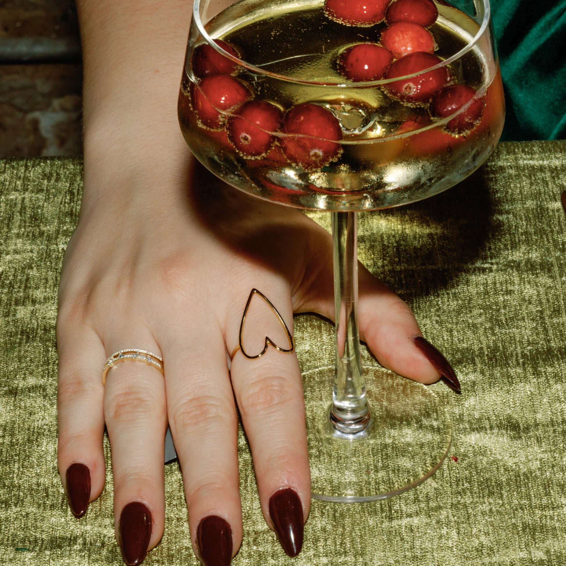 Gold Heart Statement Ring | Alexandra Marks Jewelry