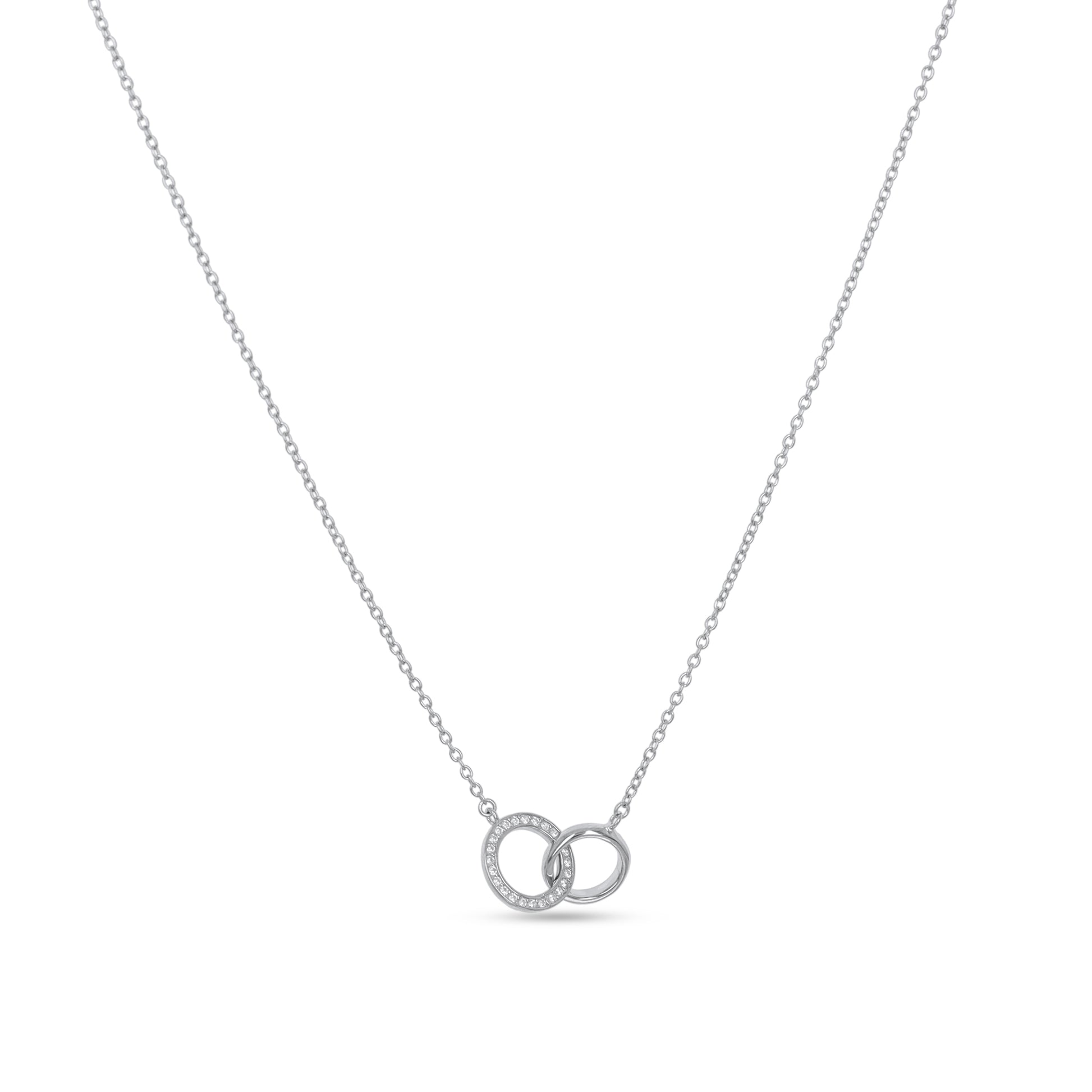 Sterling Silver Infinity Circle Necklace - Alexandra Marks Jewelry