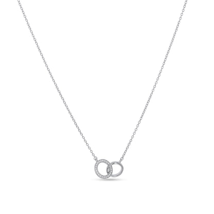 Sterling Silver Infinity Circle Necklace - Alexandra Marks Jewelry