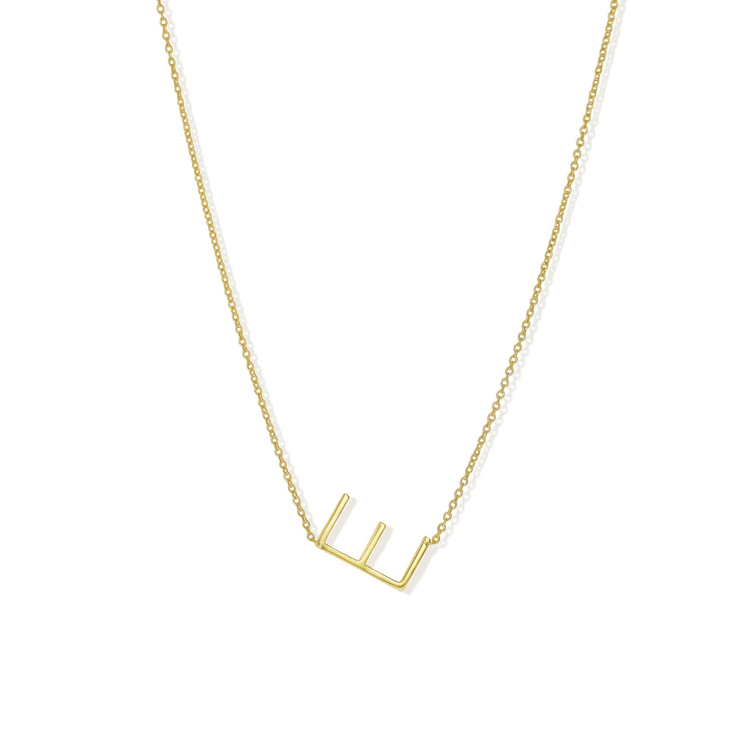 Letter E Initial Necklace from Alexandra Marks Jewelry