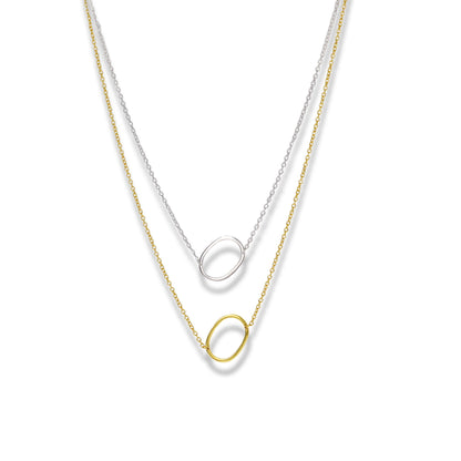 Letter O Initial Necklaces from Alexandra Marks Jewelry