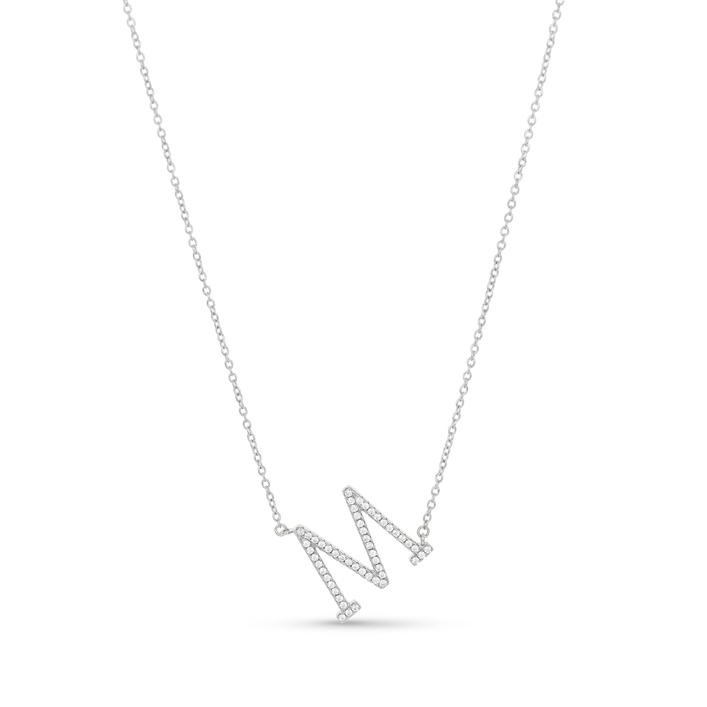 Affordable Personalized Letter M Necklace From Alexandra Marks Jewelry