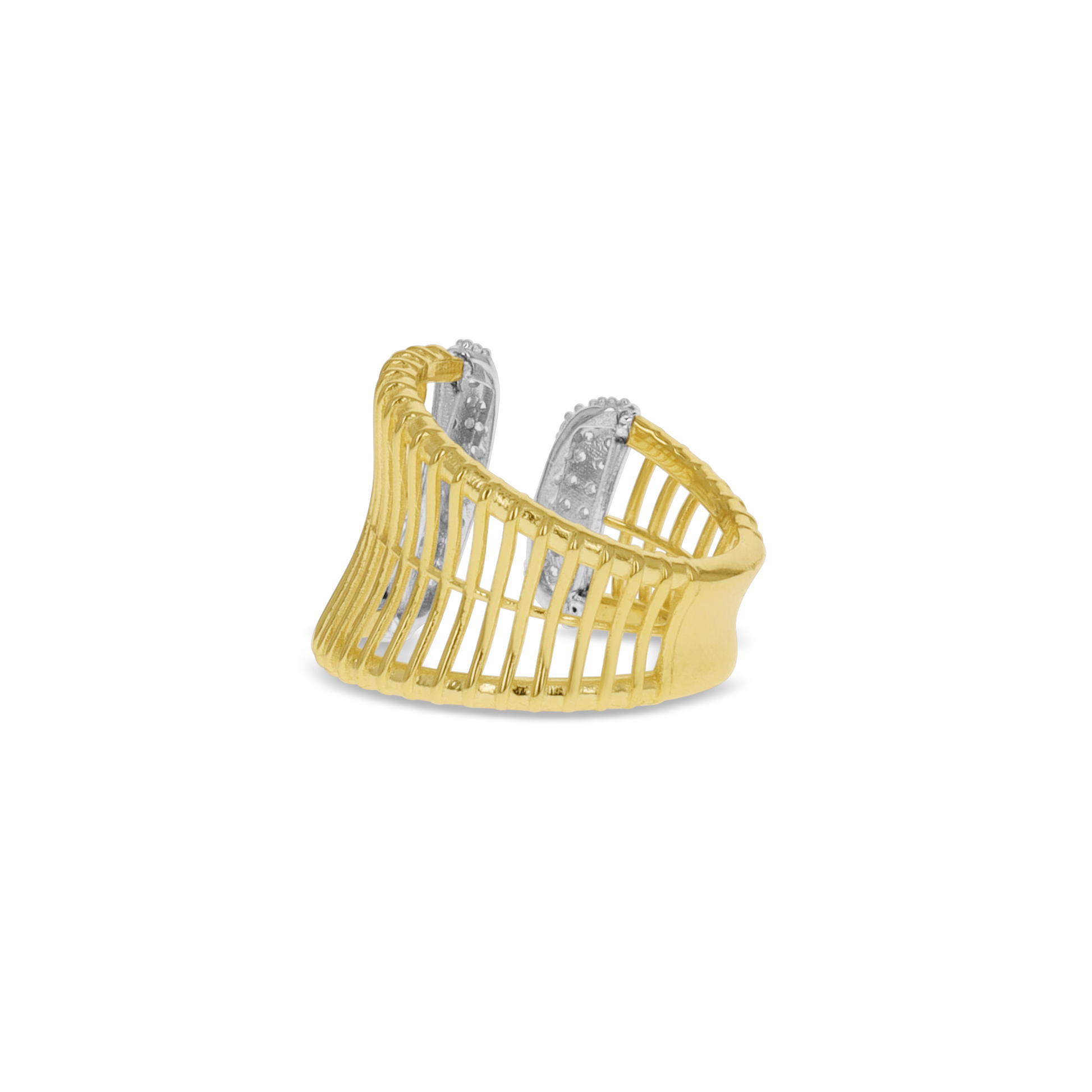 Modern Bold Gold Ring 